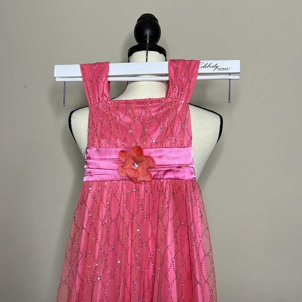 🎀Girl Pink Sparkly Dress - Picture 3 of 8